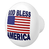 God zegenAmerika Keramische Knop (Rechts)
