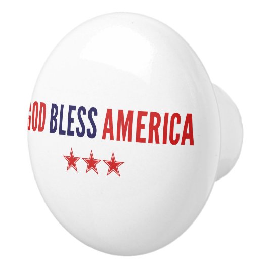 God zegenAmerika Keramische Knop (Rechts)