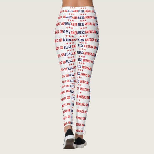 God zegenAmerika Leggings (Achterkant)