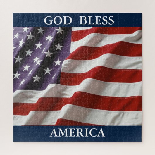 God zegenAmerika Legpuzzel (Verticaal)