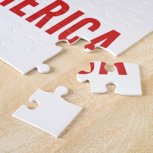 God zegenAmerika Legpuzzel (Zijkant)