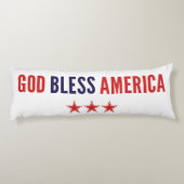 God zegenAmerika Lichaamskussen (Achterkant)