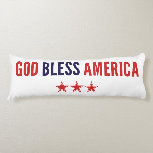 God zegenAmerika Lichaamskussen (Voorkant)