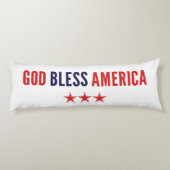 God zegenAmerika Lichaamskussen (Achterkant)