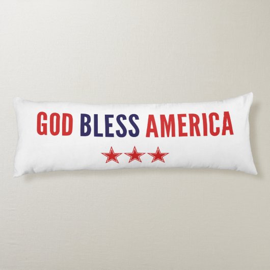 God zegenAmerika Lichaamskussen (Achterkant)