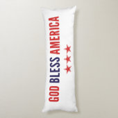 God zegenAmerika Lichaamskussen (Achterkant (Verticaal))