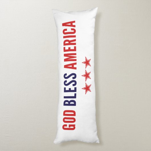 God zegenAmerika Lichaamskussen (Achterkant (Verticaal))