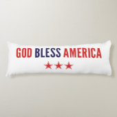 God zegenAmerika Lichaamskussen (Voorkant)