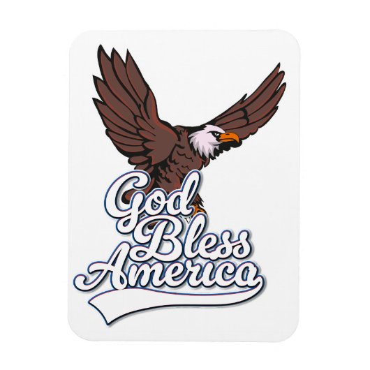 God zegenAmerika Magneet (Verticaal)