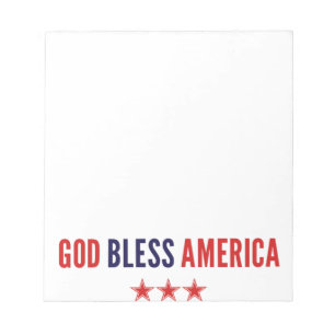 God zegenAmerika Notitieblok