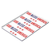 God zegenAmerika Notitieboek (Linkerzijde)