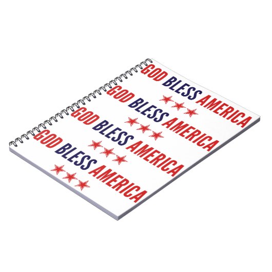 God zegenAmerika Notitieboek (Linkerzijde)