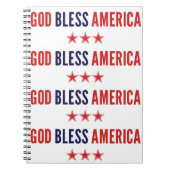 God zegenAmerika Notitieboek (Voorkant)