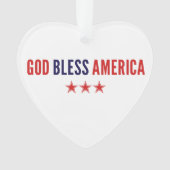 God zegenAmerika Ornament (voorkant)