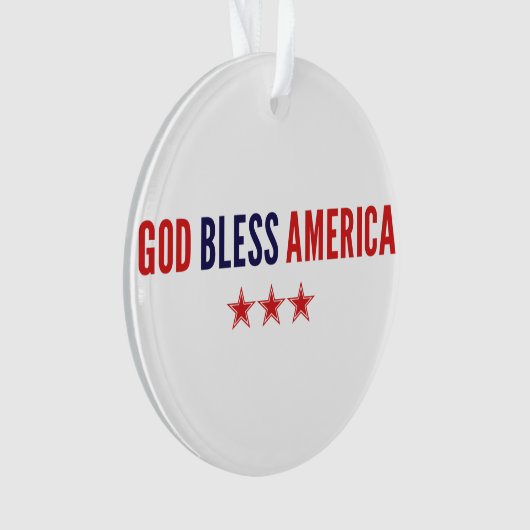 God zegenAmerika Ornament (voorkant)