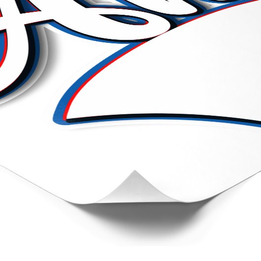 God zegenAmerika Perfect Poster (Hoek)