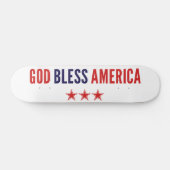 God zegenAmerika Persoonlijk Skateboard (Horizontaal)
