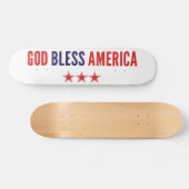God zegenAmerika Persoonlijk Skateboard (Horizontaal)