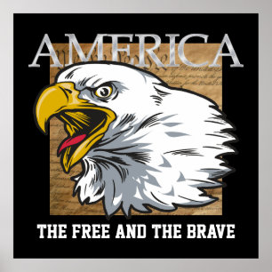 God zegenAmerika Poster