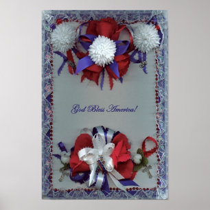God zegenAmerika Poster