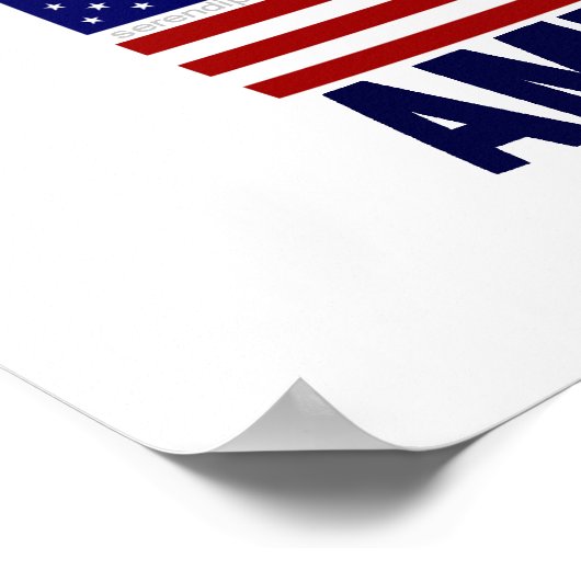 God zegenAmerika Poster (Hoek)