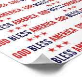 God zegenAmerika Poster (Hoek)