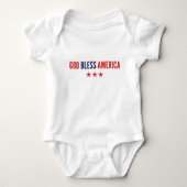 God zegenAmerika Romper (Voorkant)