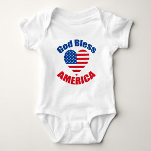 God zegenAmerika Romper