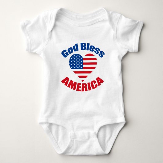 God zegenAmerika Romper (Voorkant)