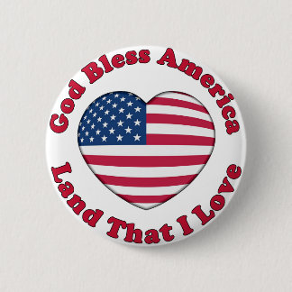 God zegenAmerika Ronde Button 5,7 Cm