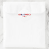 God zegenAmerika Ronde Sticker (Tas)