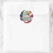 God zegenAmerika Ronde Sticker (Tas)