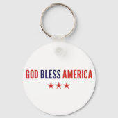 God zegenAmerika Sleutelhanger (Voorkant)