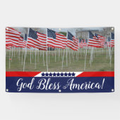 God zegenAmerika Spandoek (Horizontaal)