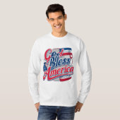 God zegenAmerika T-shirt (Voorkant volledig)