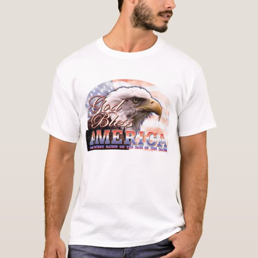God zegenAmerika T-shirt (Voorkant)