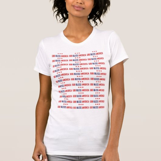 God zegenAmerika T-shirt (Voorkant)