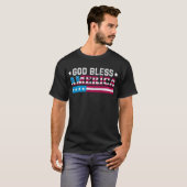 God zegenAmerika T-shirt (Voorkant volledig)