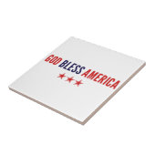 God zegenAmerika Tegeltje (Zijkant)