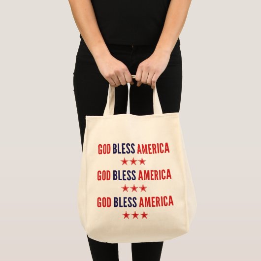 God zegenAmerika Tote Bag (Voorkant (product))
