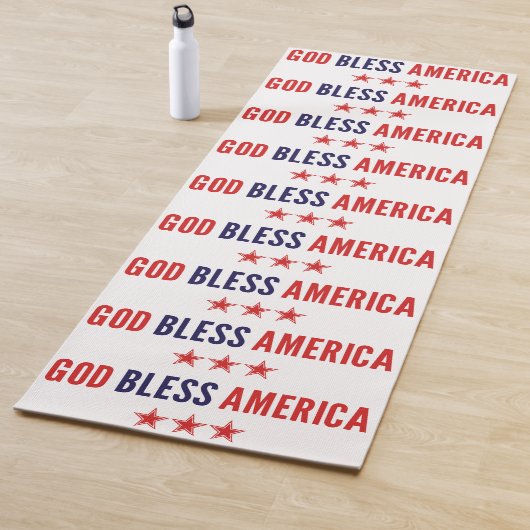 God zegenAmerika Yogamat (In situ)