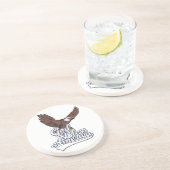 God zegenAmerika Zandsteen Onderzetter (Zijkant)