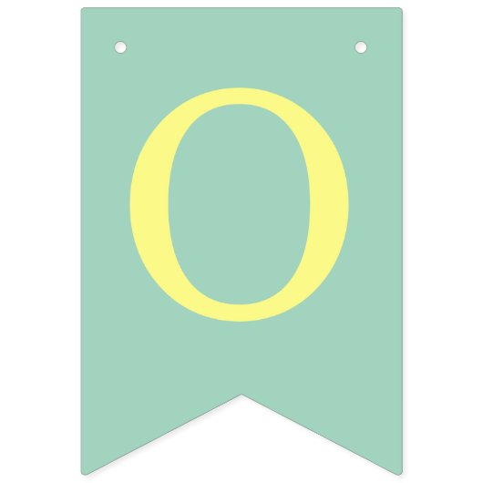 God zegene 6 letters Blauwe Groene Baptisme Commun Vlaggetjes (Tweede vlag)