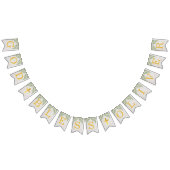 God zegene 6 letters gebladerte gouden doop commun vlaggetjes (Alle)