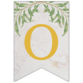 God zegene 6 letters gebladerte gouden doop commun vlaggetjes (Tweede vlag)