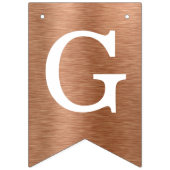 God zegene 6 letters Koperdoop Eerste Communie Vlaggetjes (Eerste vlag)