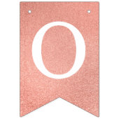 God zegene 6 letters Roos Gouden doop Communie Vlaggetjes (Tweede vlag)