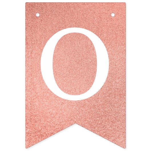 God zegene 6 letters Roos Gouden doop Communie Vlaggetjes (Tweede vlag)