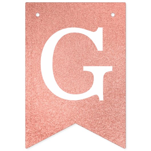 God zegene 6 letters Roos Gouden doop Communie Vlaggetjes (Eerste vlag)