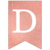 God zegene 6 letters Roos Gouden doop Communie Vlaggetjes (Derde vlag)